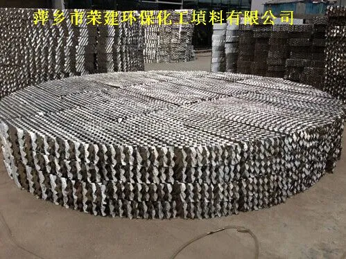 供应金属丝网波纹填料 金属高效化工丝网波纹填料