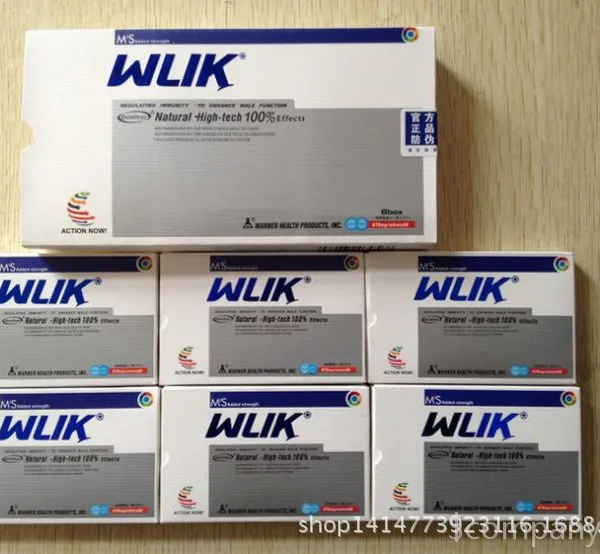 现货批发 WLIK美国万力可 恒力片 男性保健品 正品防伪 玛卡血钻