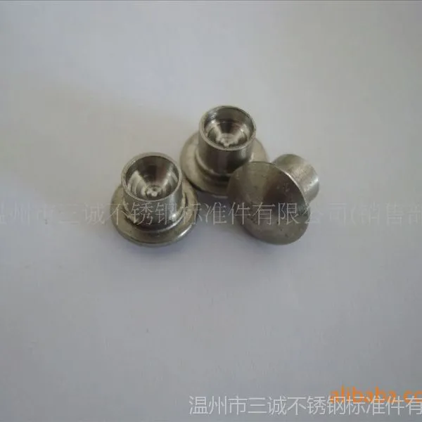供应定制不锈钢半空心铆钉非标铆钉铆钉厂家不锈钢非标五金件