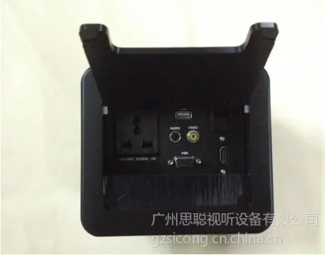 供应思聪桌面插座,线盒,高级铝面板线盒,S203