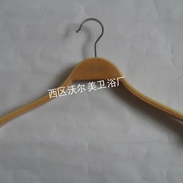 供应厂家直销曲木衣架,新款木衣架,防滑木衣架,植绒木衣架