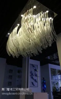 供应2014年新款琉璃工程灯饰 酒店大堂艺术灯 大型吊灯 吸顶灯