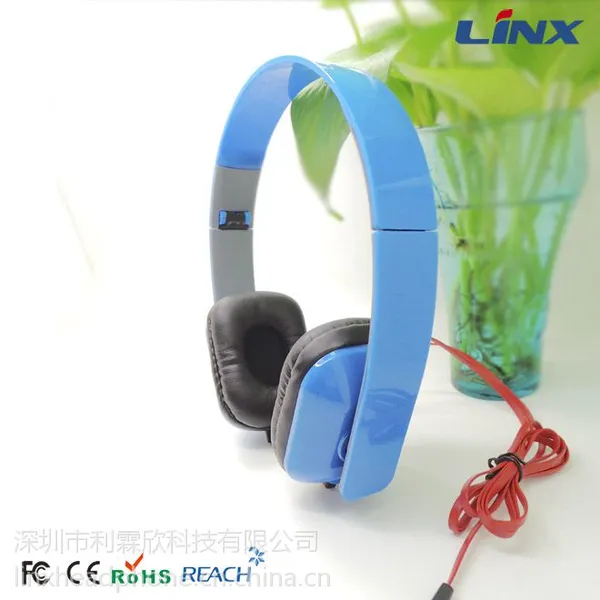 深圳利霖欣供应 LX-110扁线MP3耳机 头戴式手机耳机