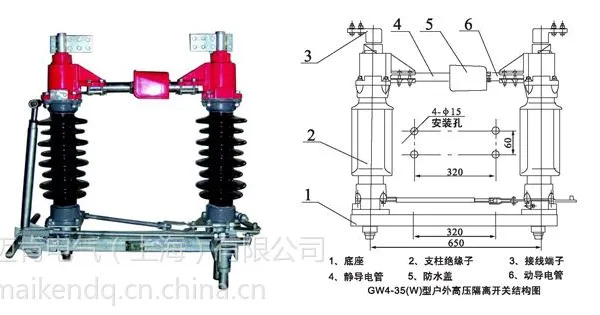 供应GW4系列户外高压隔离开关