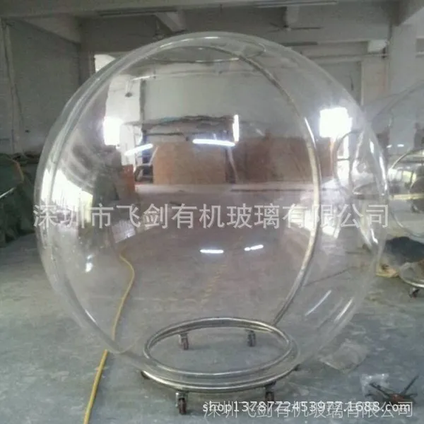 高透明亚克力圆球 有机玻璃东部华侨城舞台芭蕾舞表演大型圆球