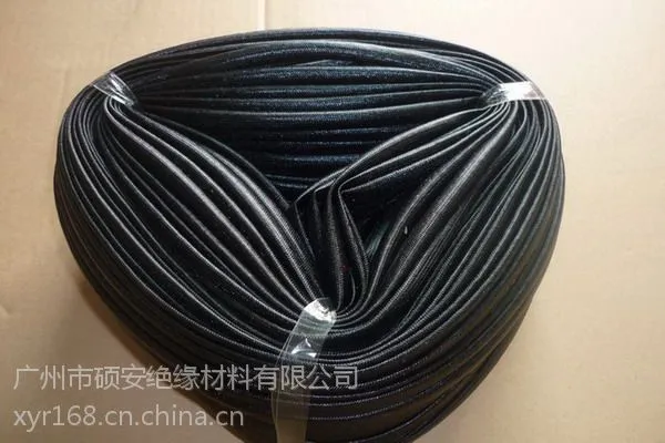 供应耐高压4000v环保阻燃硅树脂玻璃纤维套管