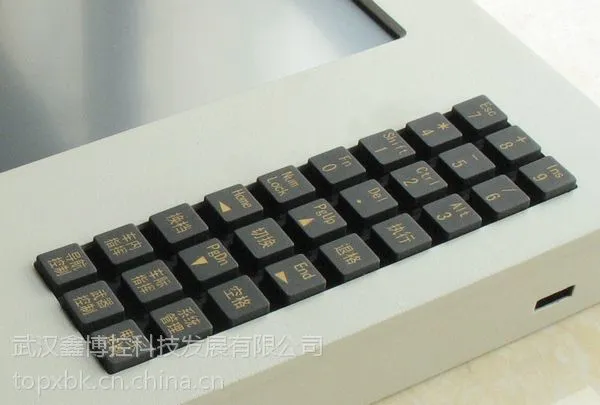 供应鑫博控FPC3000-OSD190T定制设计工业触控一体机带灯按键按需定义