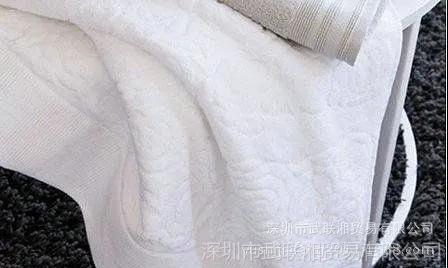 供应深圳酒店毛巾浴巾批发订做工厂直销价格实惠