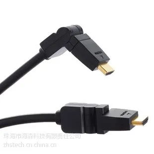 供应HDMI 360度旋转线 1.4 3D高清线 电脑电视连接线1080P