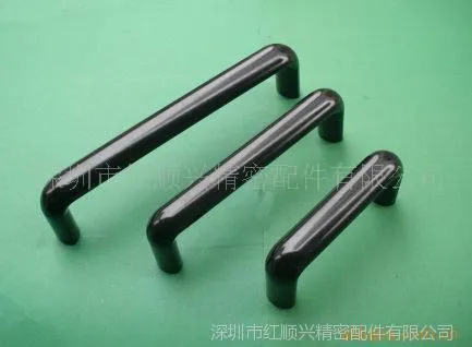 厂家直销机箱电木胶木拉手、机箱把手,工业设备门板椭圆把手