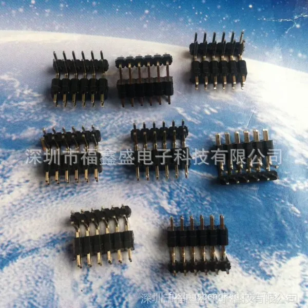 供应【企业集采】厂商直销排针2.54mm 单排双排直针双塑排母SATA