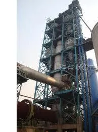 供应水泥厂预热器框架除锈防腐【预热器钢架刷漆】