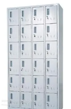 供应明志达深圳办公家具加工厂家直销员工宿舍24门铁皮储物柜