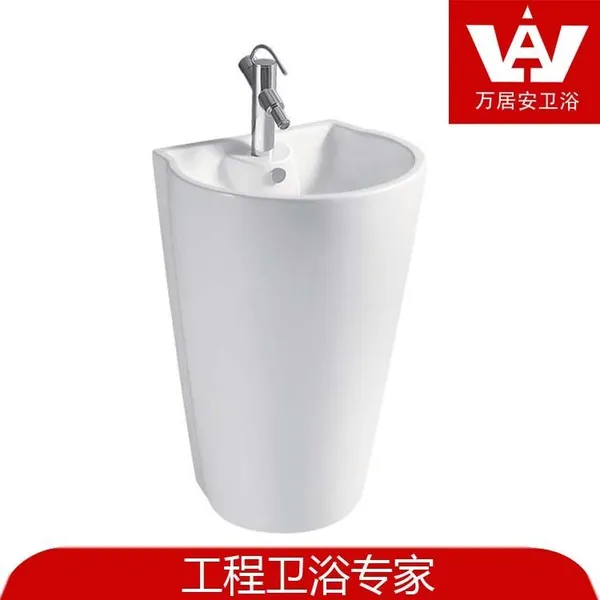 供应立柱盆供应WJA-8016佛山卫浴 酒店卫浴