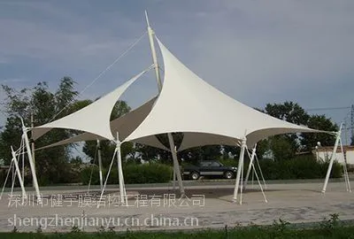 供应白色景观蓬/索膜结构景观蓬/深圳健宇膜结构技术开发有限公司