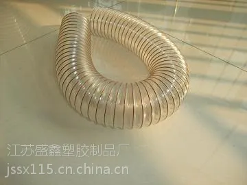 供应PU镀铜钢丝通风管,透明钢丝软管,PU钢丝软管
