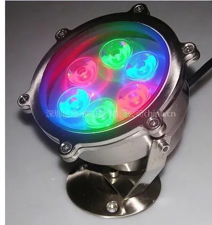 供应5WLED水底灯，5W水底灯，5WLED喷泉灯，LED水池灯