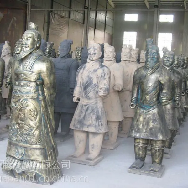 陕西兵马俑复制品出售 西安兵马俑将军俑 秦始皇复制品
