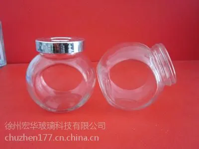 厂家直销玻璃蜂蜜瓶 八角蜂蜜瓶 玻璃酱菜瓶 350ml蜂蜜玻璃瓶