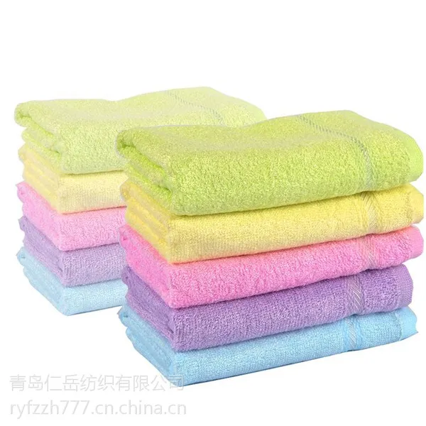 竹纤维方巾 婴幼儿口水巾毛巾 幼儿园宝宝吸汗巾 正品批发