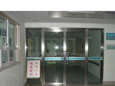 供应北京电动玻璃门 感应门电机安装