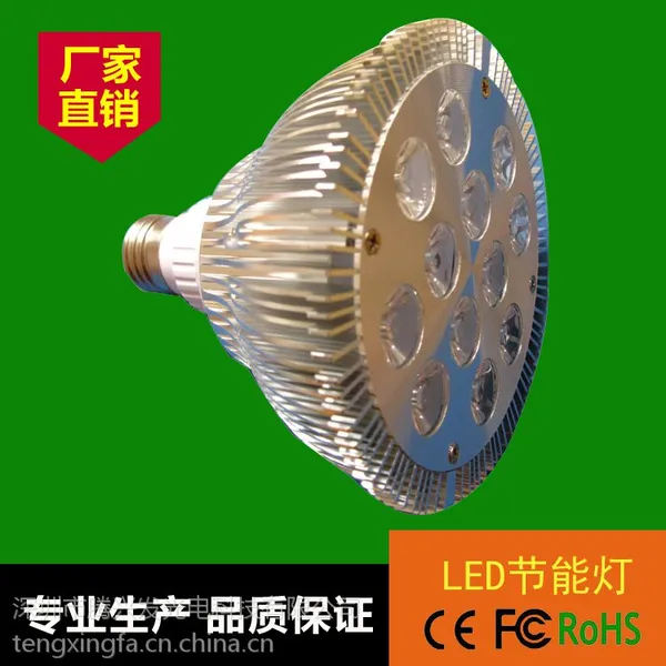 供应厂家专业生产par38-12W射灯灯杯高亮度大功率led帕灯