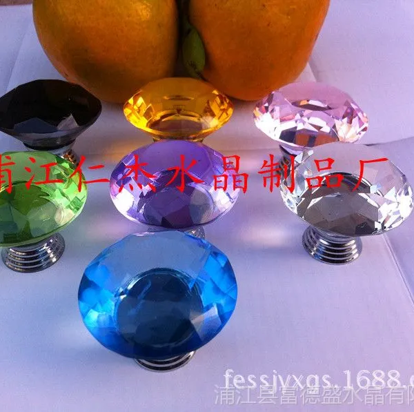 供应厂家直销水晶拉手,家具拉手,钻石拉手,温州把手,锌合金拉手40