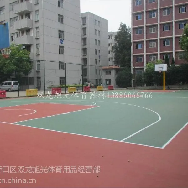 供应武汉篮球场施工.硅PU施工.丙烯酸施工.EPDM塑胶颗粒施工专业施工队一步到位
