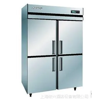金松四门冰箱A款 双机双温冰箱 不锈钢四门厨房冰箱 商用四门冰箱