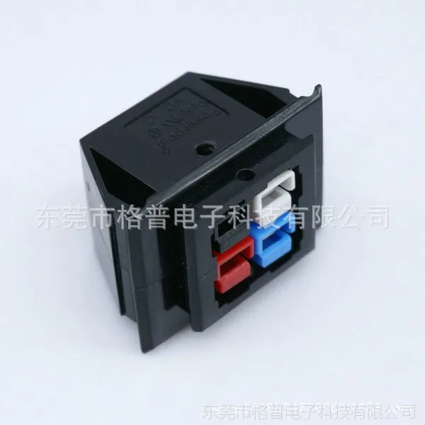 30A600VAnderson连接器 多极插头线对板PCB固定装置四位固定座