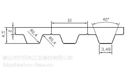 供应T10聚氨酯同步带