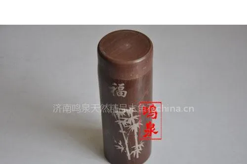 供应济南木鱼石茶具,木鱼石杯子,福来竹叶杯