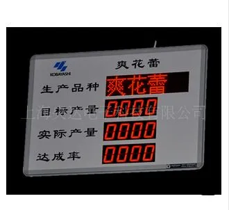 上海央达效率看板,车间生产目视化管理专用电子看板