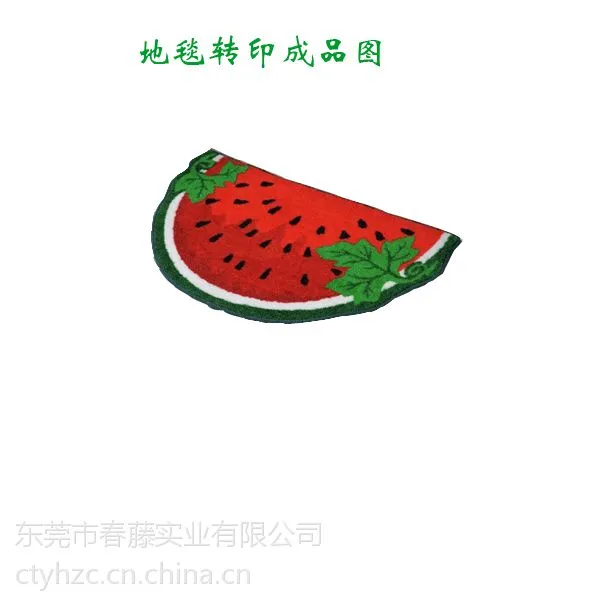供应樱花西瓜地毯凹版印刷热转移纸