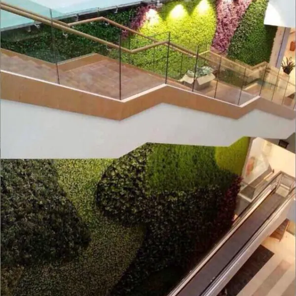 圣杰仿真植物墙室内外立体垂直绿化仿生墙面装饰假绿植墙景观定做草墙