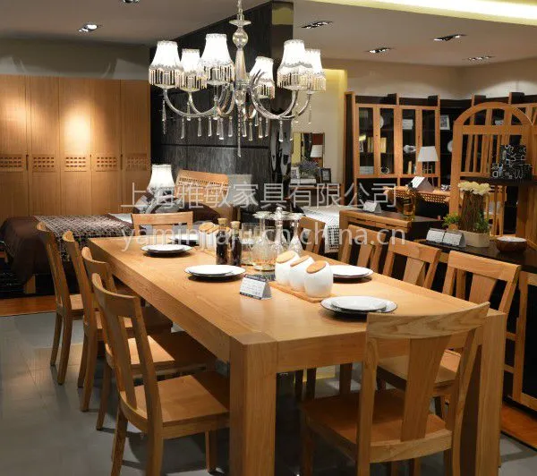供应餐厅成套家具、餐桌订做、实木餐椅