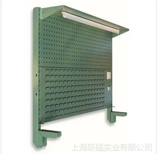 供应信高 工作台后挂板可配方孔或百页挂板带顶灯