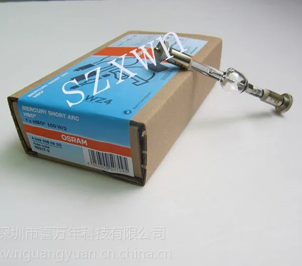 供应OSRAM荧光显微镜照明灯泡，HBO 100W/2汞灯图片