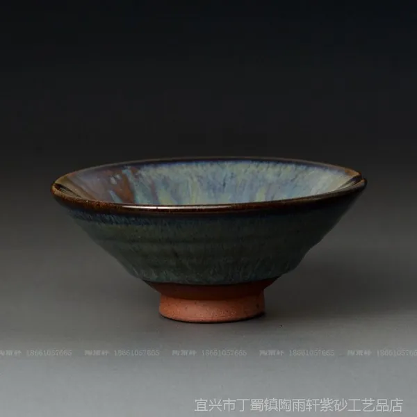 供应兔毫茶盏*茶碗*品茗杯*普洱杯*宜兴紫砂均釉*宜均陶茶具JT006
