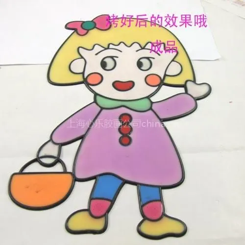 供应上海鹰伦彩绘贴画,胶画,,贴画,烤画,工厂直销,环保产品