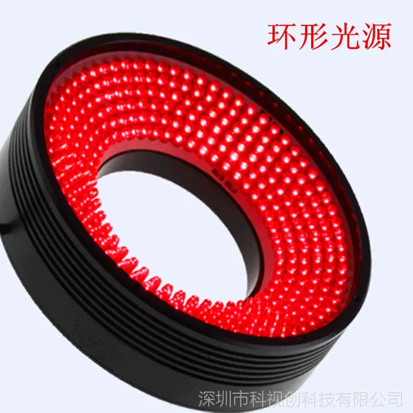 供应60度角低角度环形LED视觉光源