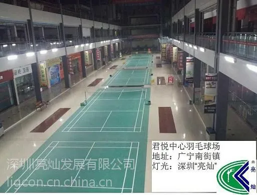 供应供应亮灿牌无眩光不晃眼高效节能的羽毛球球场灯具灯光系统