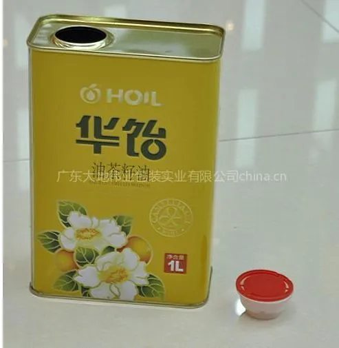 供应湖北菜籽油铁罐包装,1升菜籽油铁桶,湖北食用油铁罐厂,菜籽油用什么装