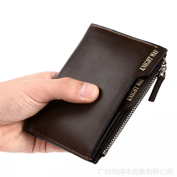 供应新款热卖多功能男士短款钱包 真皮钱包 男士钱夹 韩版皮夹 代发