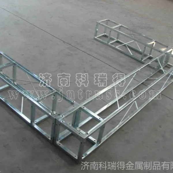 供应冷镀锌钢铁桁架 镀锌管桁架 背景展览架 特卖桁架 棚架