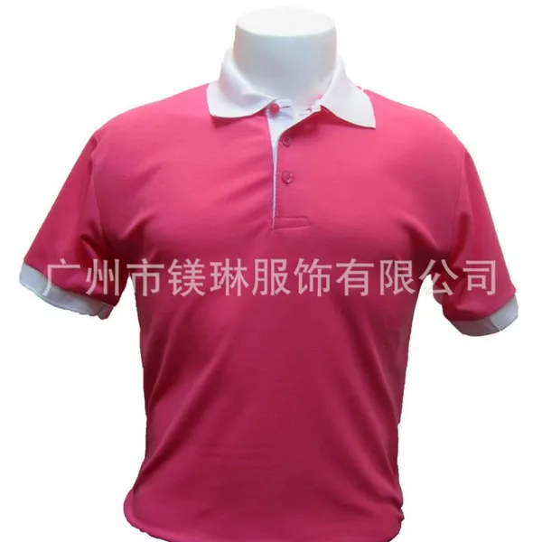 定做广告衫 翻领纯棉短袖文化衫 定制T恤 翻领短袖工作服T