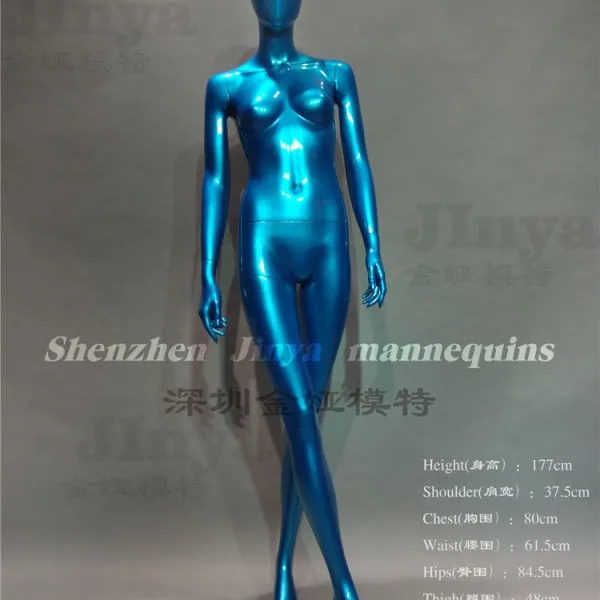 深圳金娅JA-665女全身蓝色模特 高档环保材质