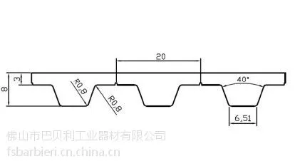 供应T20聚氨酯同步带