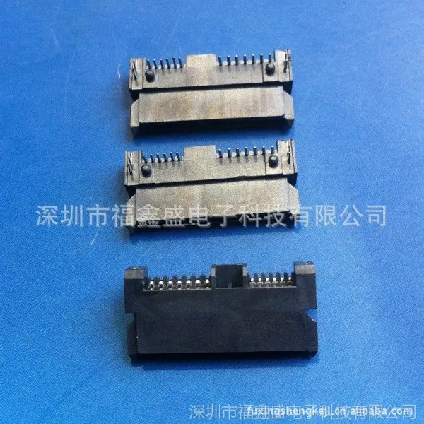 供应SATA6+7p/13p公母座90度插座