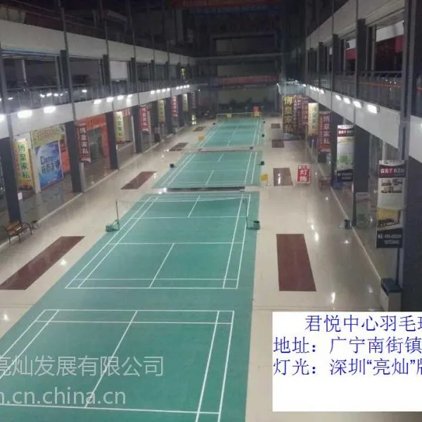 供应亮灿羽毛球馆装饰装修与照明灯光系统